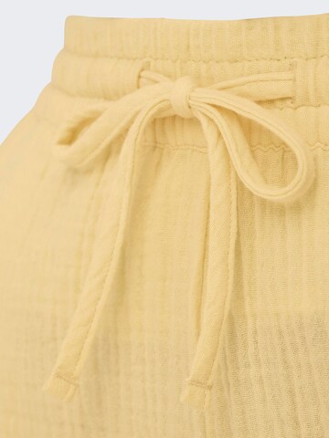 JDY Wide leg Pants 'JDYTheis' in Yellow
