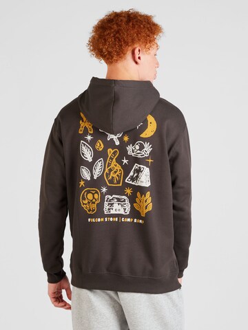 Volcom Sweatshirt in Bruin: voorkant