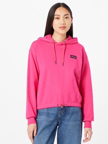 Sweat-shirt 'BURDUR' FILA en rose : devant