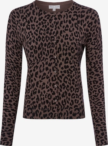 Cardigan Marie Lund en marron : devant