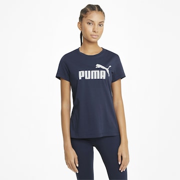 PUMA Performance Shirt 'Essential' in Blue: front