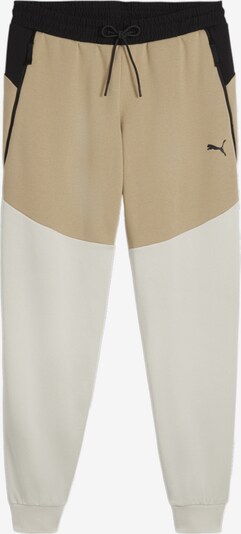 PUMA Pants in Light brown / Black / White, Item view