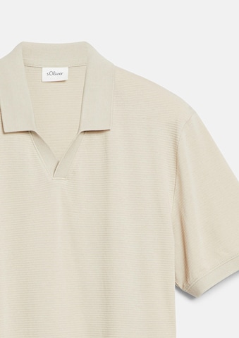s.Oliver Poloshirt in Beige