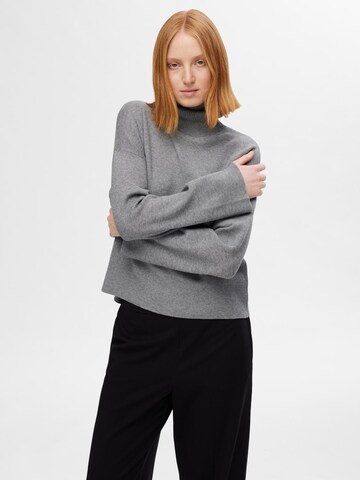 Pullover 'Kamma' di SELECTED FEMME in grigio: frontale