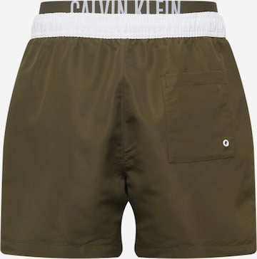 Calvin Klein Swimwear Kratke kopalne hlače | zelena barva