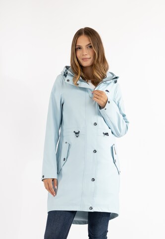 Schmuddelwedda Raincoat 'Bridgeport' in Blue: front