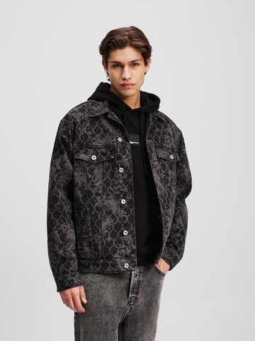 Veste mi-saison KARL LAGERFELD JEANS en noir : devant