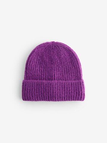 Next Beanie in Purple: front