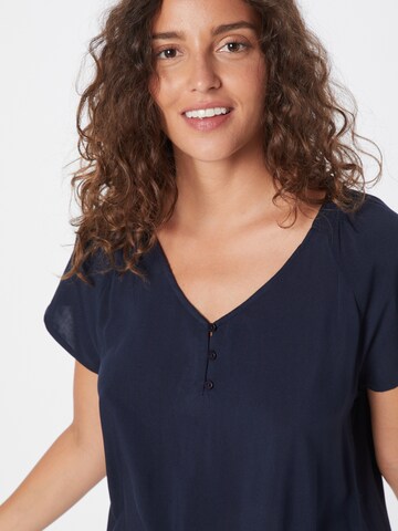 TOM TAILOR Bluse in Blau