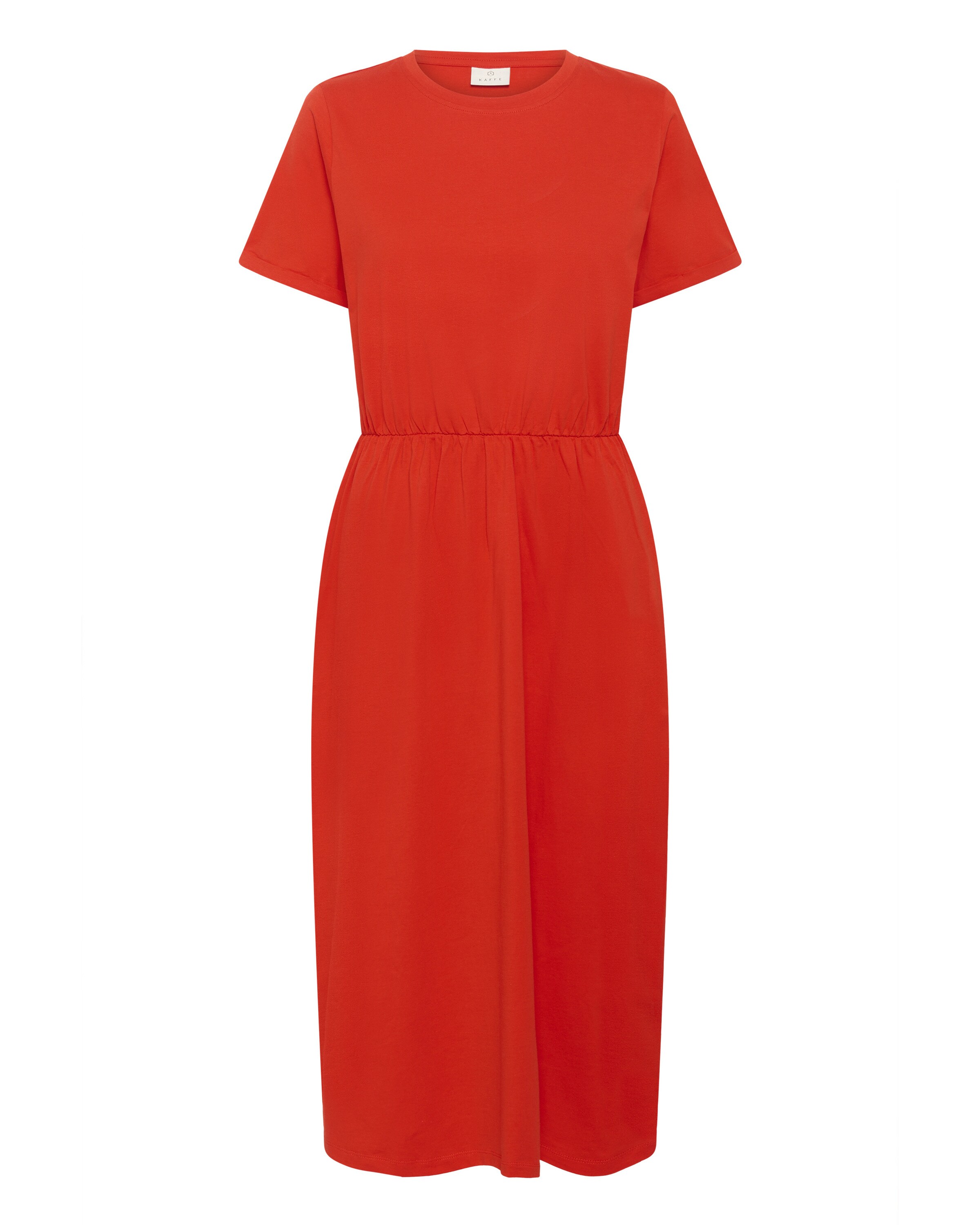Kaffe Jurk 'Lucie ' in Rood: voorkant