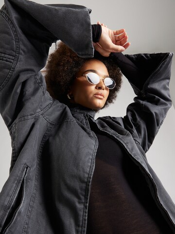 WEEKDAY Between-season jacket 'Reed Biker' in Grey