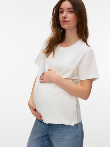 MAMALICIOUS Shirt 'MLHannah June' in White: front