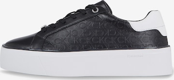 Calvin Klein Låg sneaker i svart: framsida