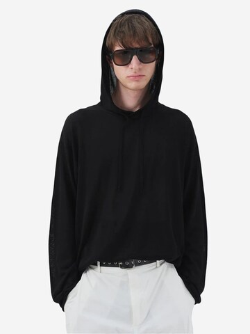 Giesto Sweatshirt 'Kapuzenpullover'‌‌‌‌‌ in Schwarz: Vorderseite