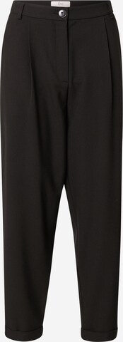 FIVEUNITS Loose fit Pleat-Front Pants 'Malou' in Black: front