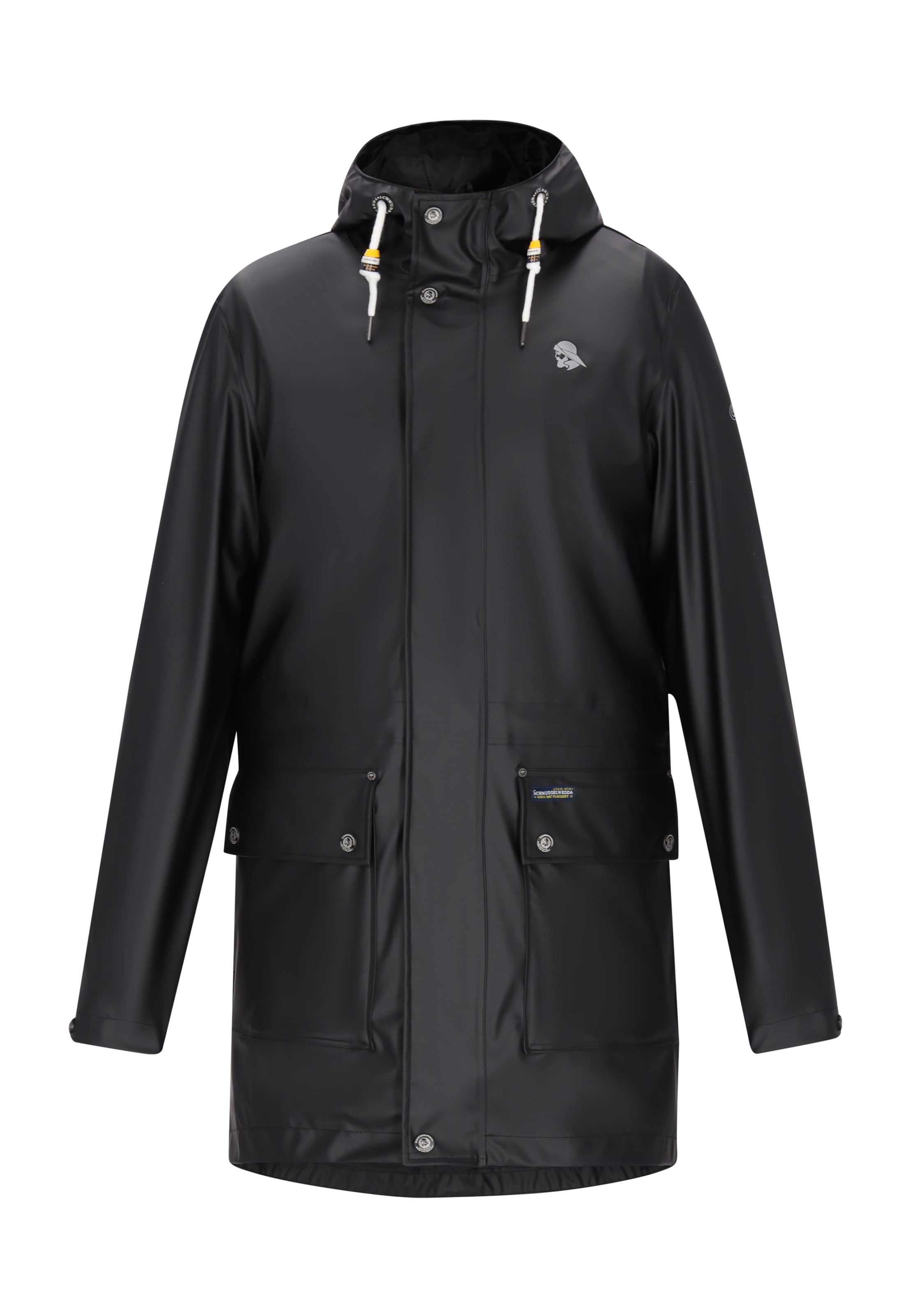 Schmuddelwedda Λειτουργικό μπουφάν σε μαύρο: μπροστά