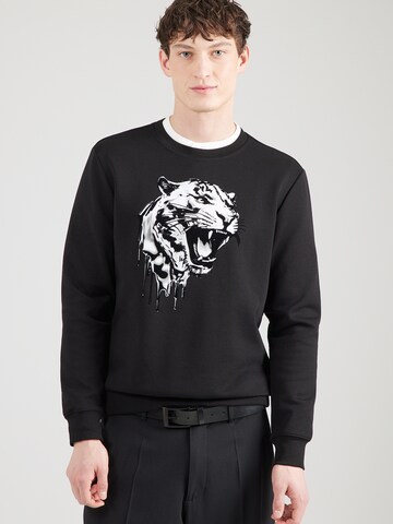 ANTONY MORATO Sweatshirt in Zwart: voorkant