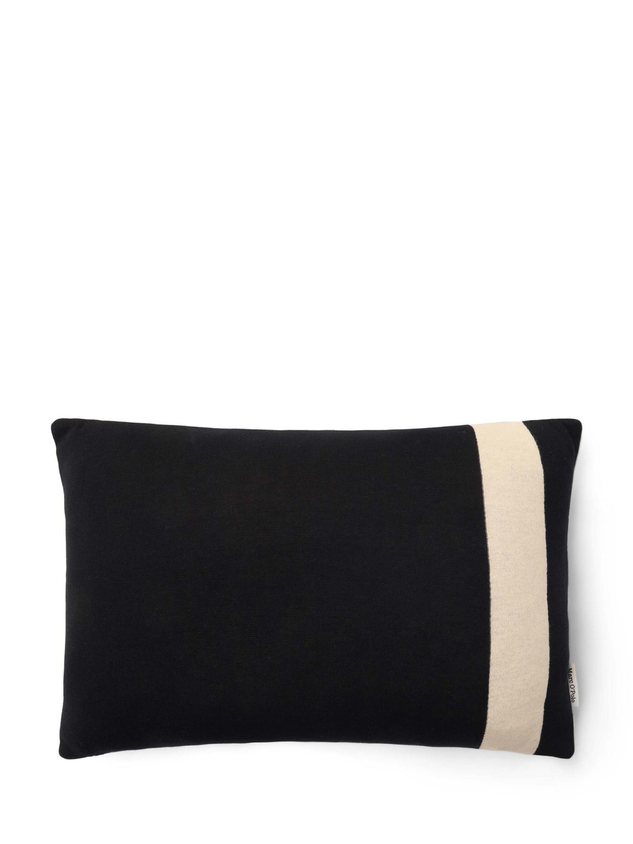 Marc O'Polo Pillow 'Statement' in Black: front
