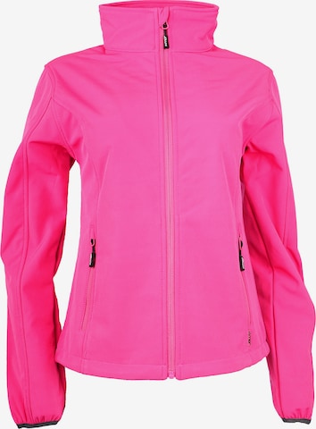 Joluvi Outdoor Jacket 'Mengali' in Pink: front