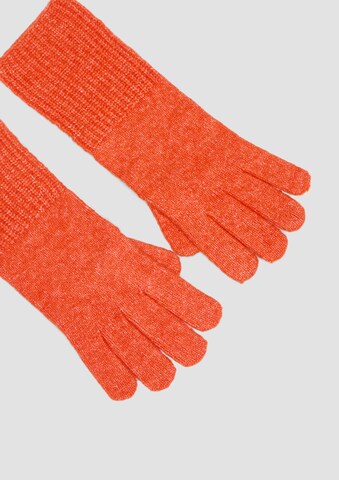 s.Oliver Fingerhandschuhe in Orange