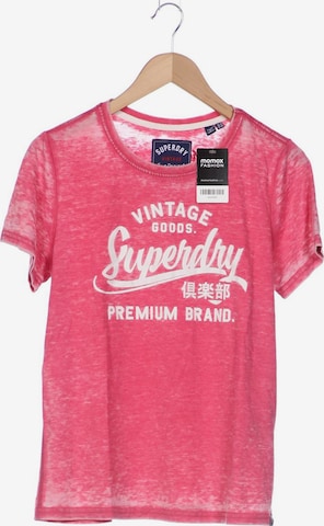 Superdry T-Shirt XXL in Pink: predná strana
