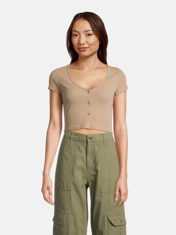 AÉROPOSTALE Shirt in Beige: voorkant