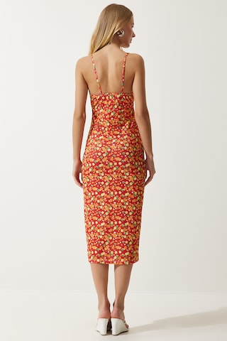 Happiness İstanbul Καλοκαιρινό φόρεμα σε πορτοκαλί