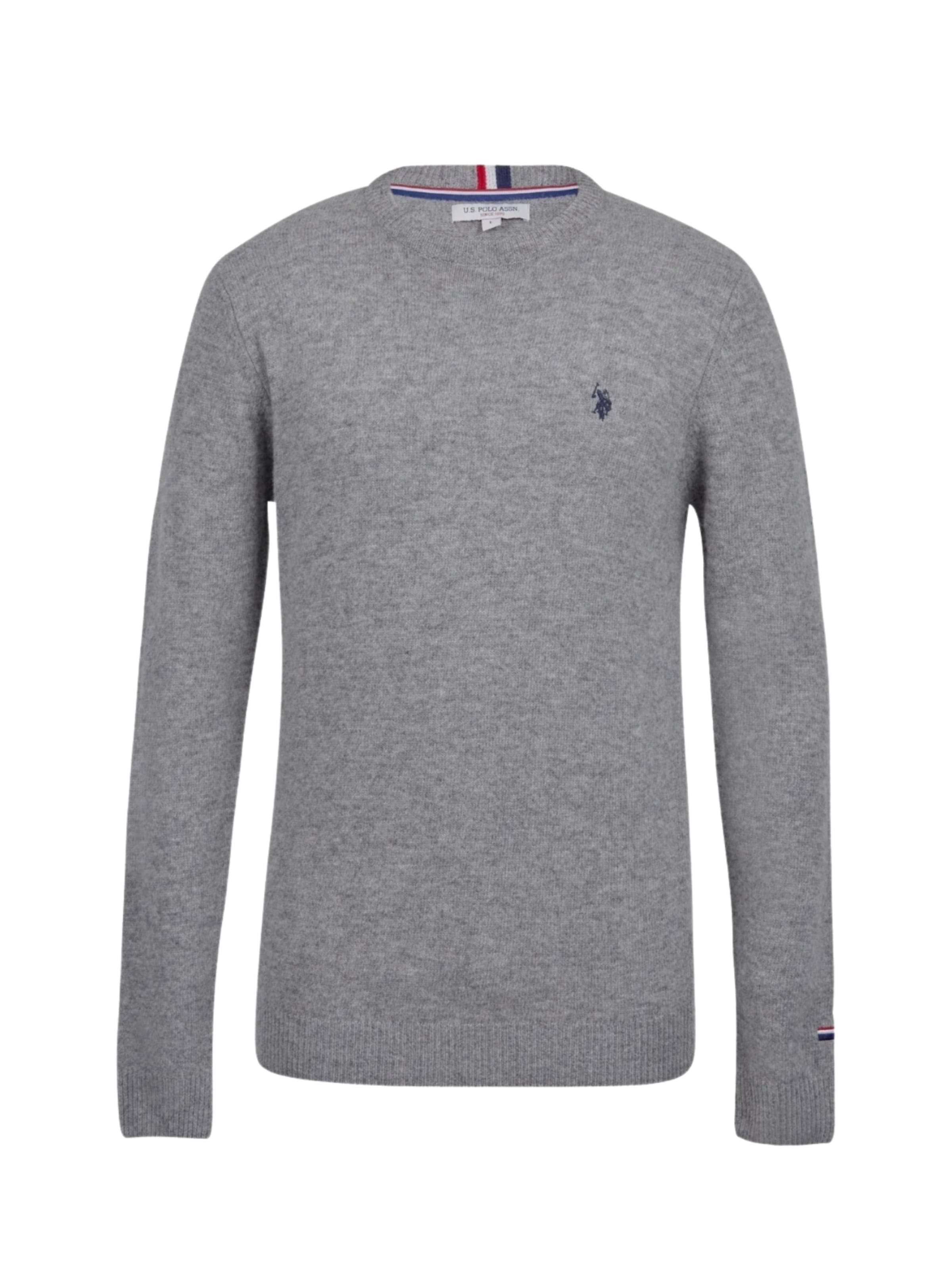 U.S. POLO ASSN. Sweater 'UMKetil' in Grey: front