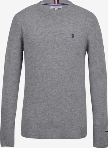 U.S. POLO ASSN. Neulepaita 'Ketil' värissä harmaa: etupuoli