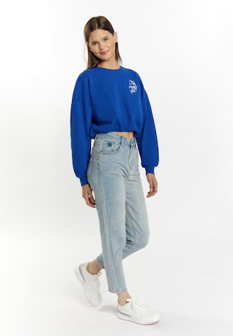 MYMO Sweatshirt 'Keepsudry' in Blauw