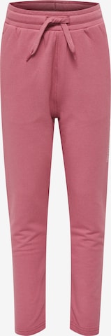 Hummel Regular Pants in Pink: front