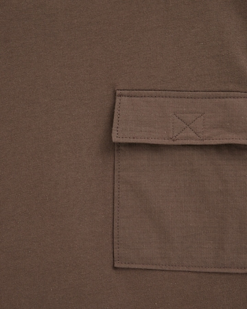 WE Fashion Tričko - Hnedá