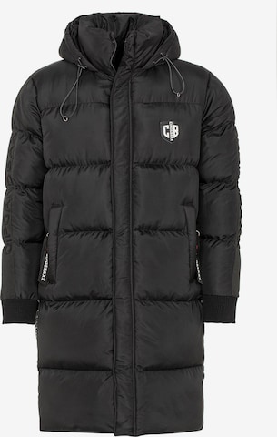 CIPO & BAXX Winter Coat in Black: front