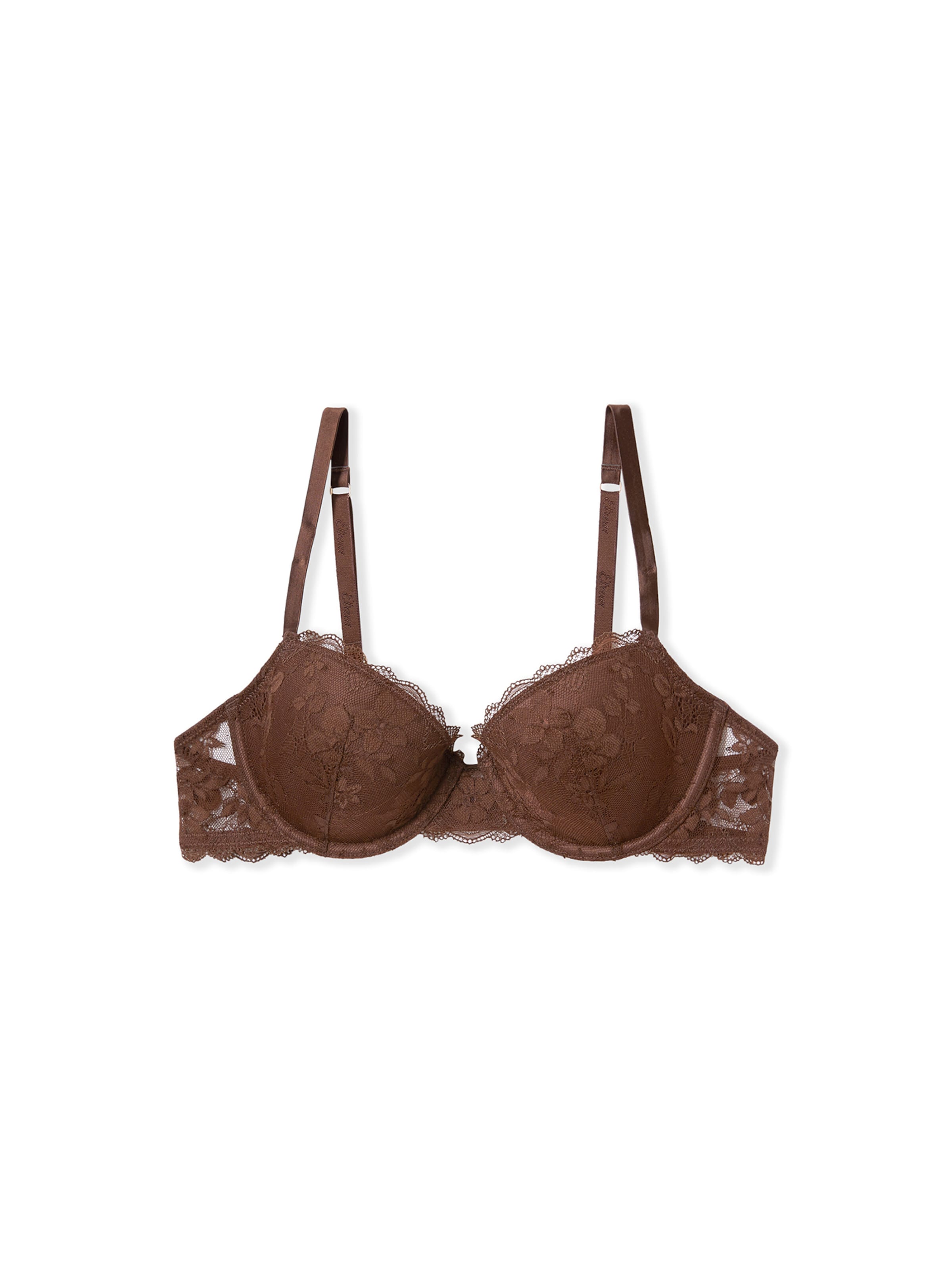 Balconcino Reggiseno 'Heritage' di ETAM in marrone: frontale
