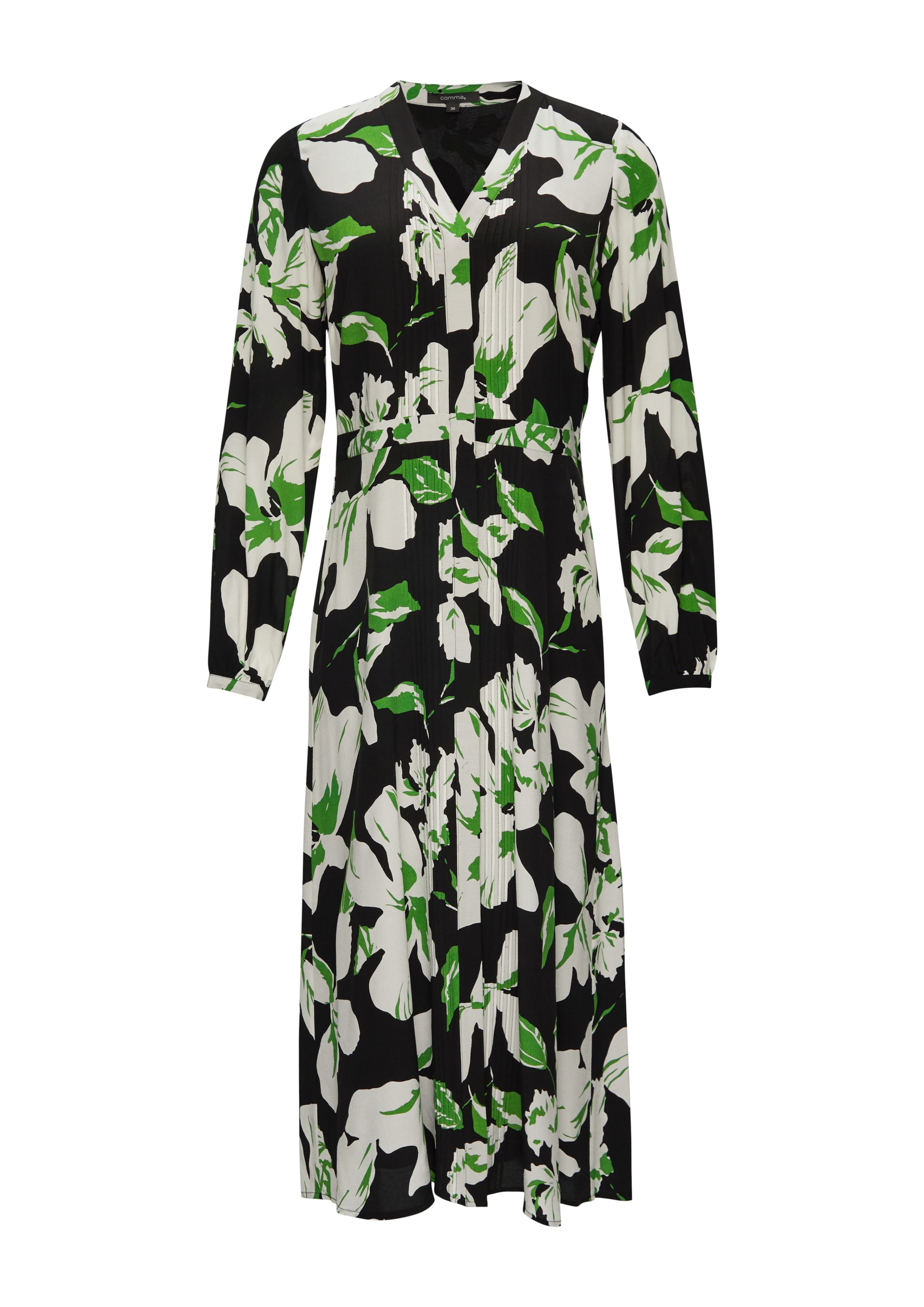 COMMA - Vestido em preto: frente