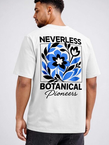Neverless Shirt 'Botanical Pioneers' in White