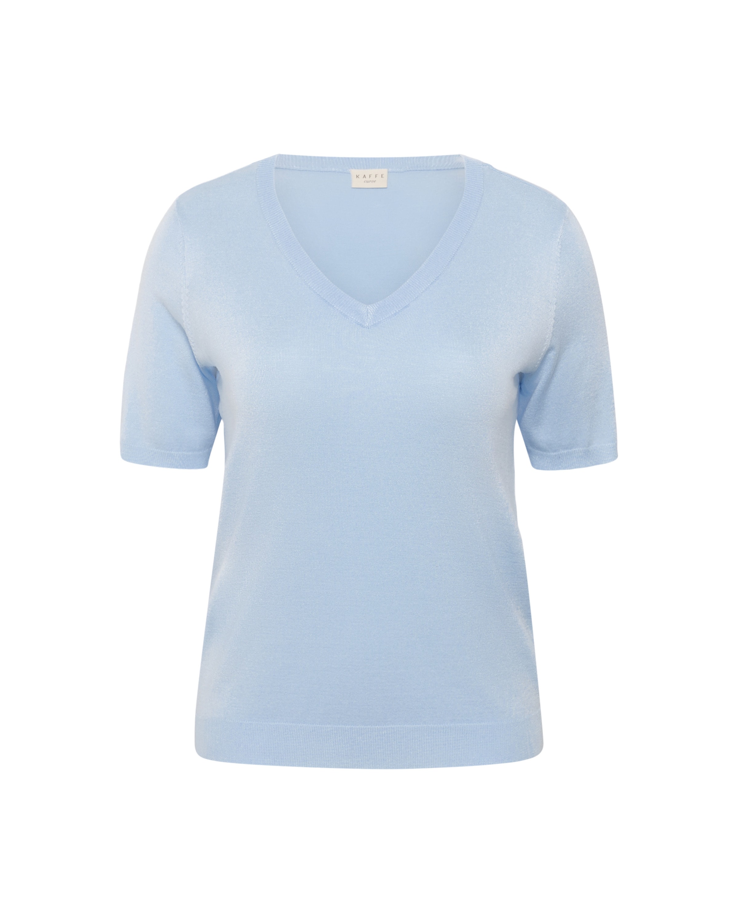 Pull-over 'Lizzy' KAFFE CURVE en bleu : devant