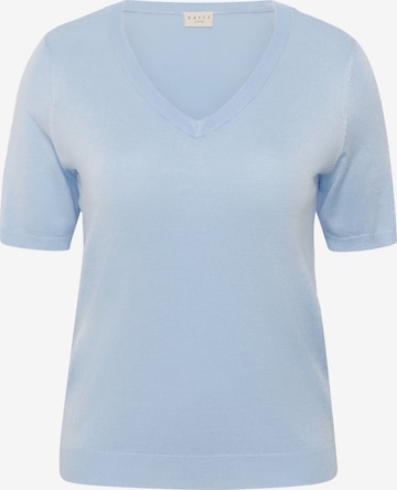Pull-over 'Lizzy' KAFFE CURVE en bleu : devant