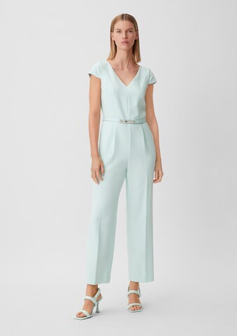 COMMA Jumpsuit in Blauw: voorkant