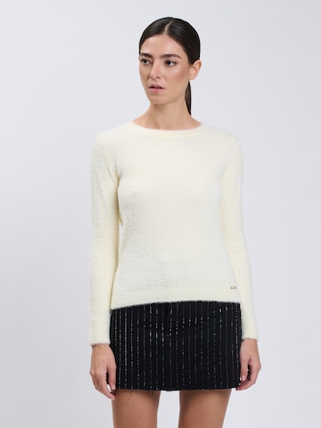 Influencer - Jersey en beige: frente
