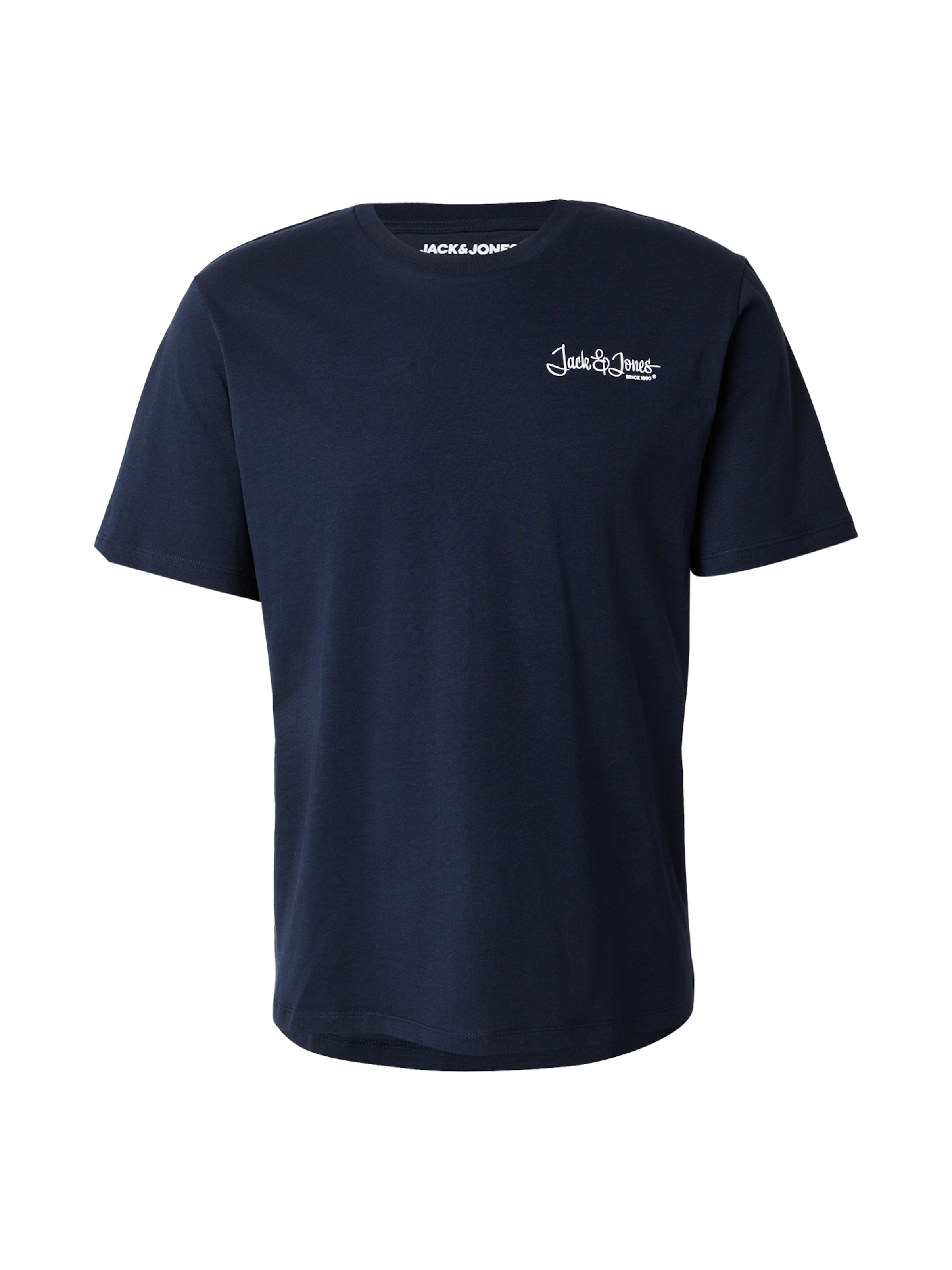 Marškinėliai 'JJYUKI' iš JACK & JONES, spalva – nakties mėlyna / pastelinė mėlyna / balta, Prekių apžvalga