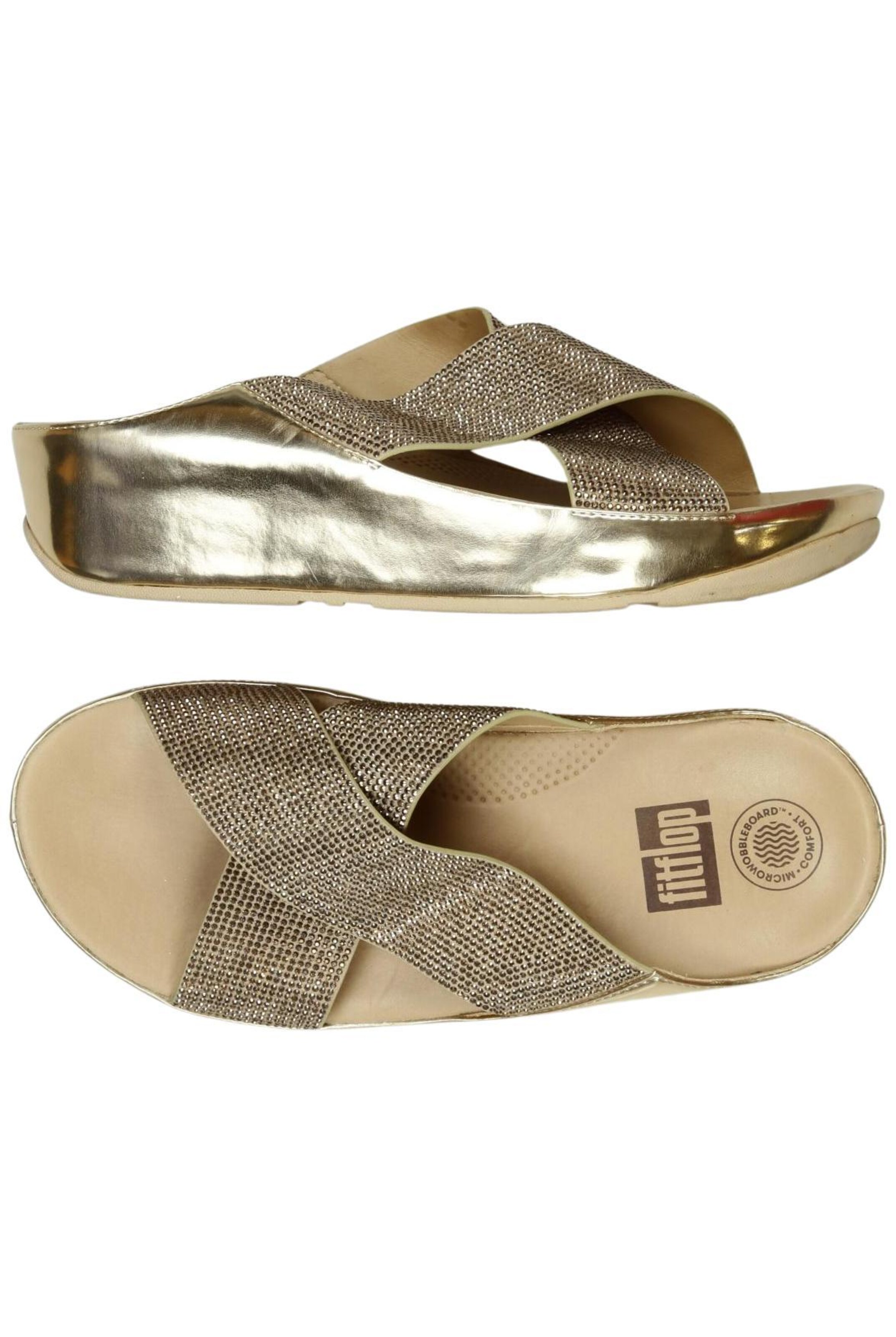 FitFlop Sandals & High-Heeled Sandals in 37 in Gold: front