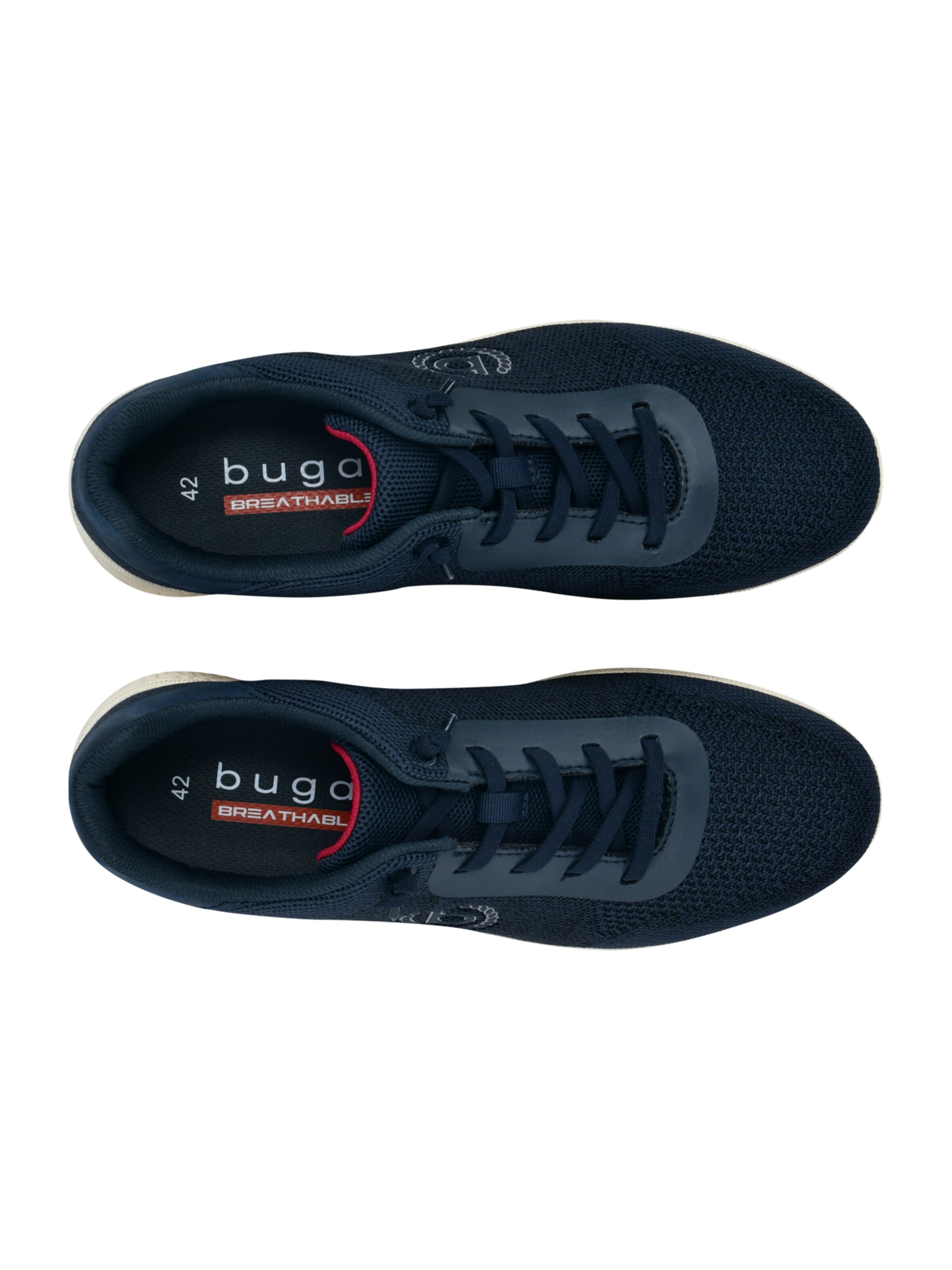 Baskets basses bugatti en bleu