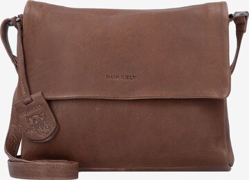 Burkely Crossbody Bag in Brown: front