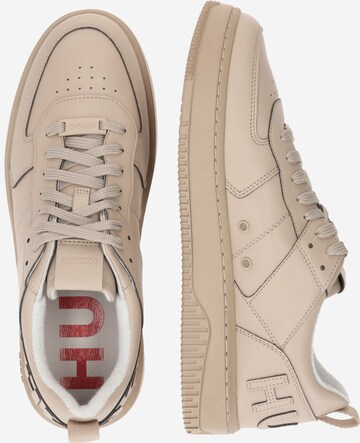 HUGO Låg sneaker 'Kilian' i beige