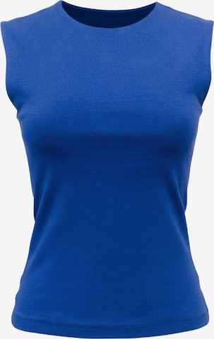 No Matter What Top in Blauw: voorkant
