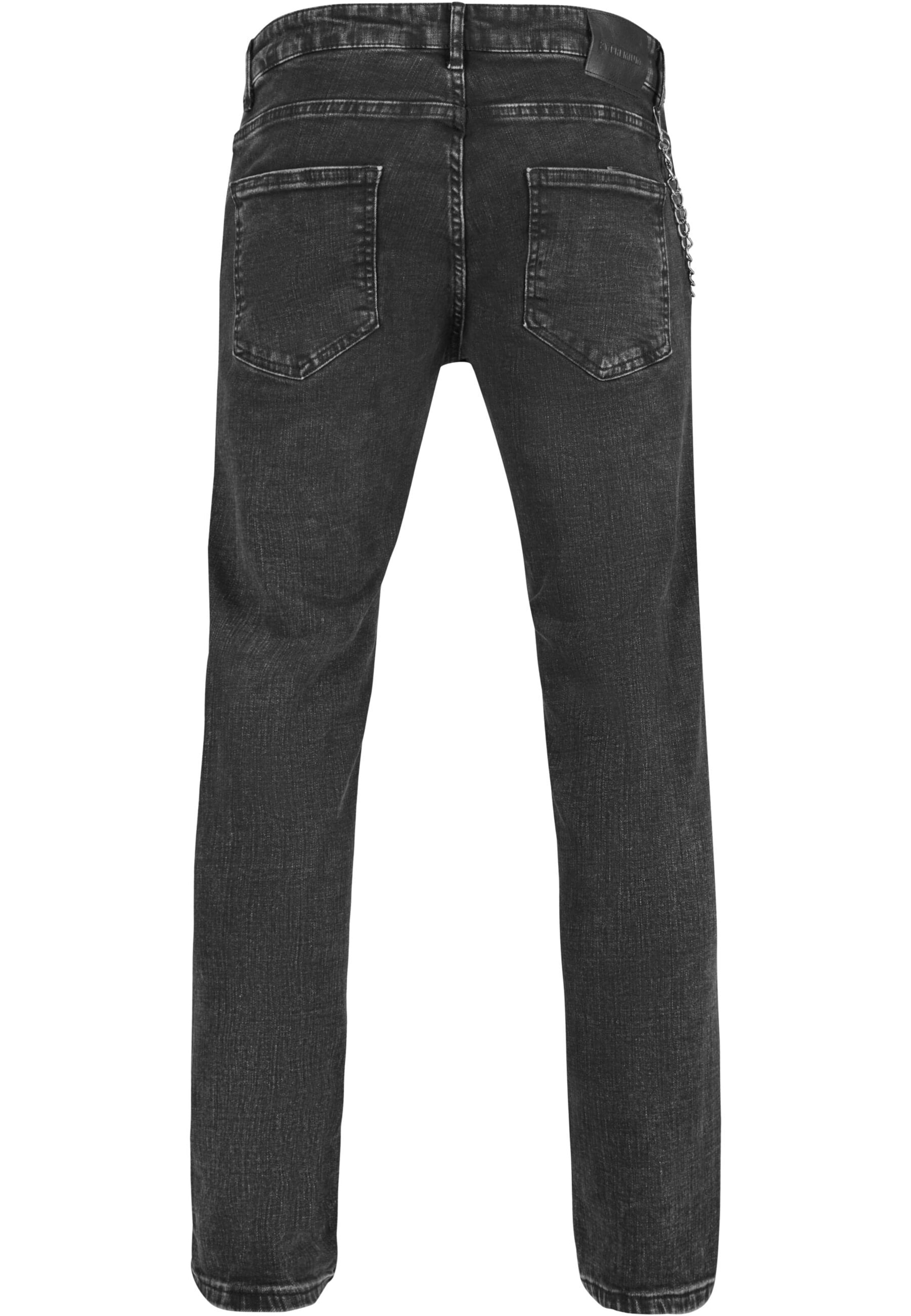 2Y Premium Regular Jeans in Schwarz