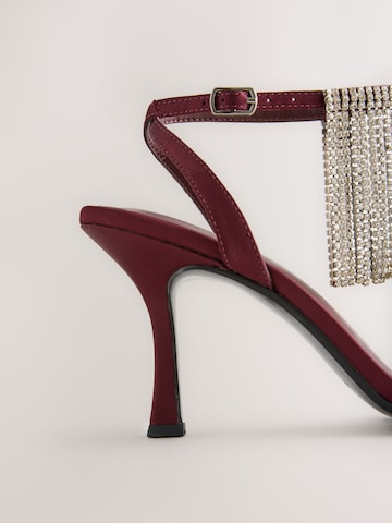 Next Strap sandal in Red