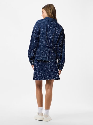 PIECES - Casaco meia-estação 'PCROBERTA' em azul