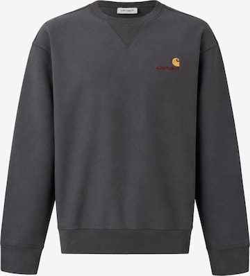 Felpa 'American Script' di Carhartt WIP in grigio: frontale